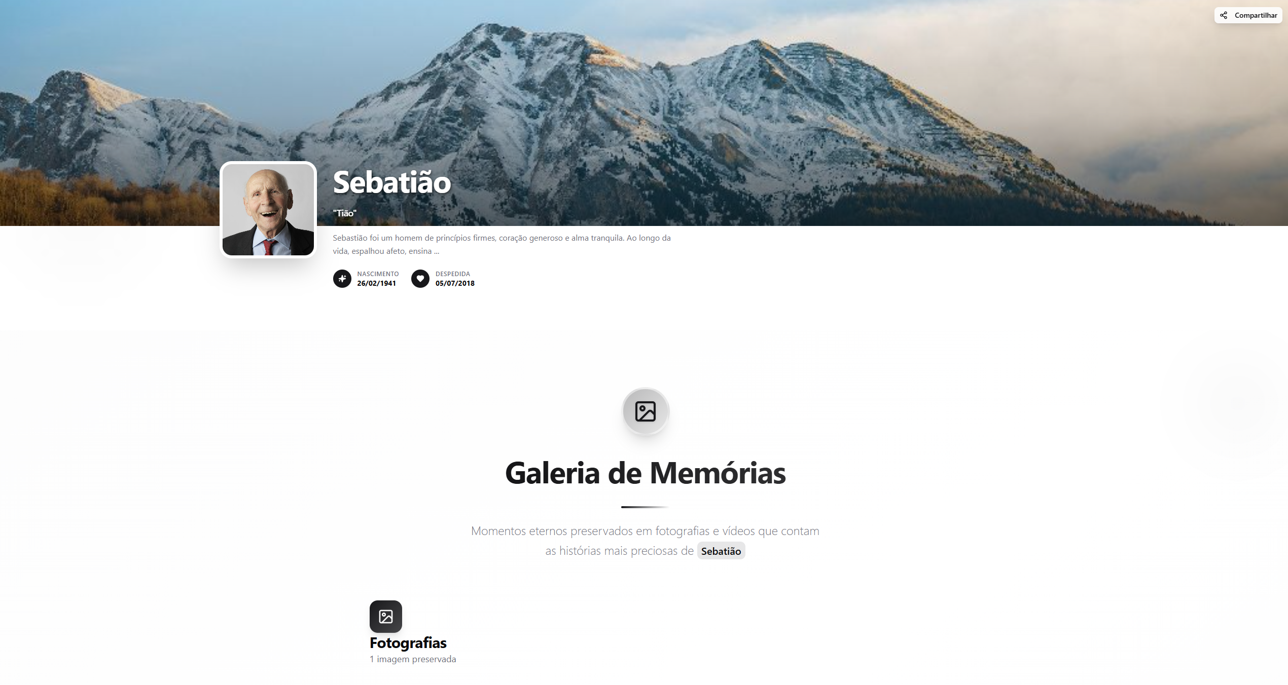 Memorial Digital Completo